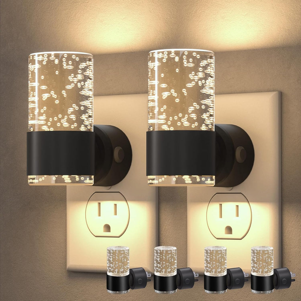 VOLISUN LED Night Lights Plug into Wall, Dimmable Night Light 3 CCT & 5 Brightness Levels, Acrylic Bubble Nightlight with Dusk to Dawn…
