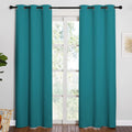 NICETOWN Room Darkening Curtains 84 inch Length 2 Panels, Thermal Insulated Grommet Blackout Curtains for Modern Casual Elegant Bedroom…