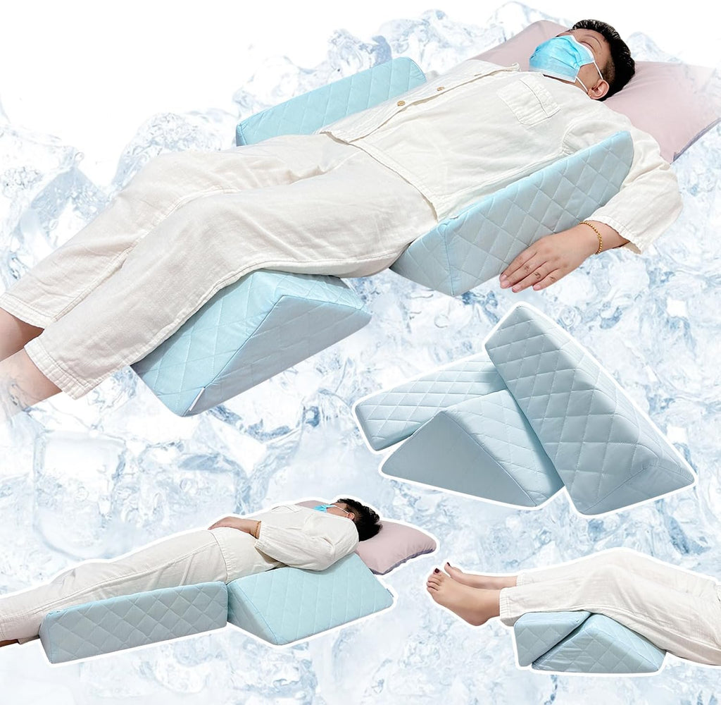 NEPPTthy NEPPT Wedge Pillow Body Position Wedges Back Positioning Elevation Pillow Case Pregnancy Bedroom Eevated Body Alignment Ankle…