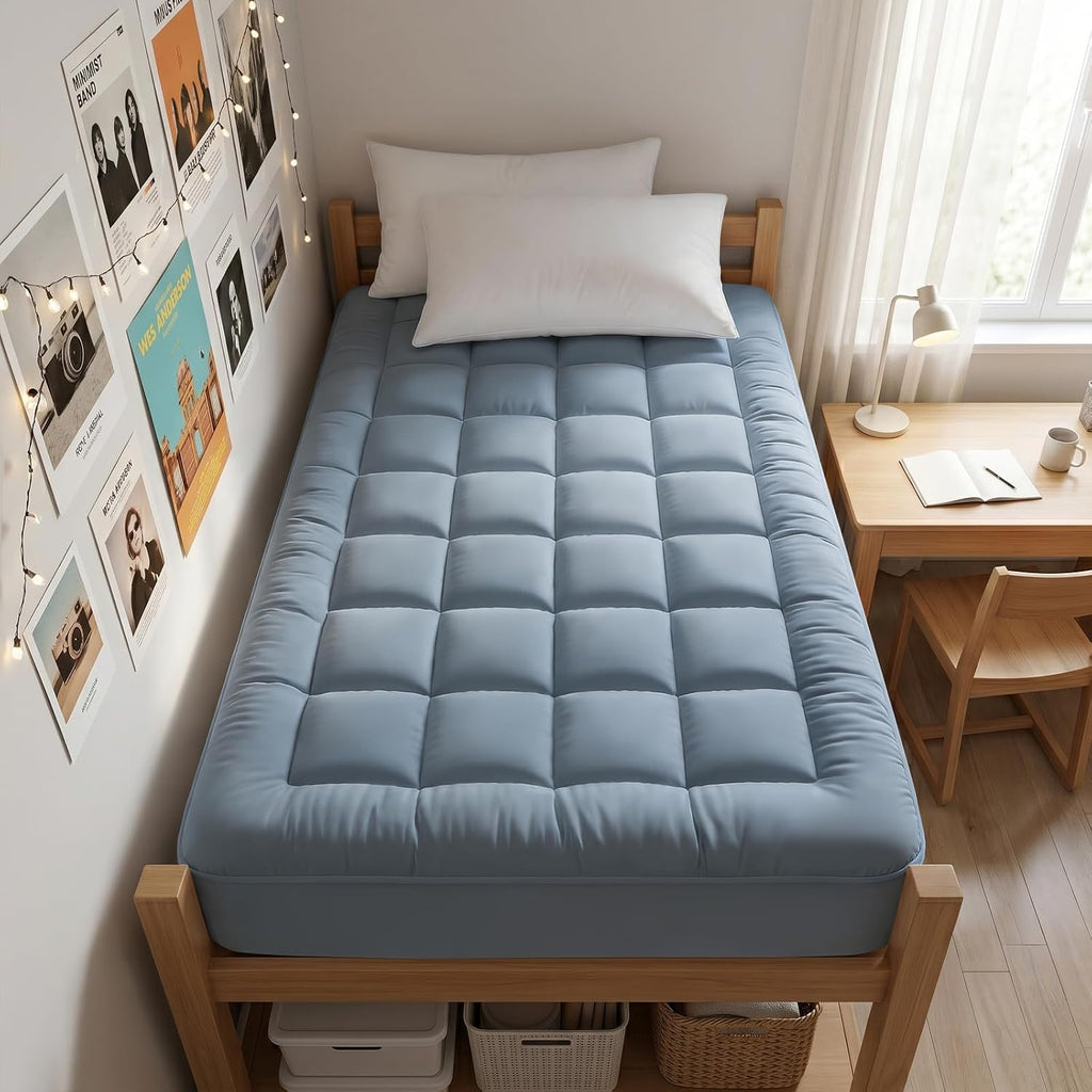 EASELAND Twin XL Mattress Pad Pillow Top Mattress Cover Quilted Fitted Mattress Protector Extra Long 8-21" Deep Pocket Cooling Mattress…