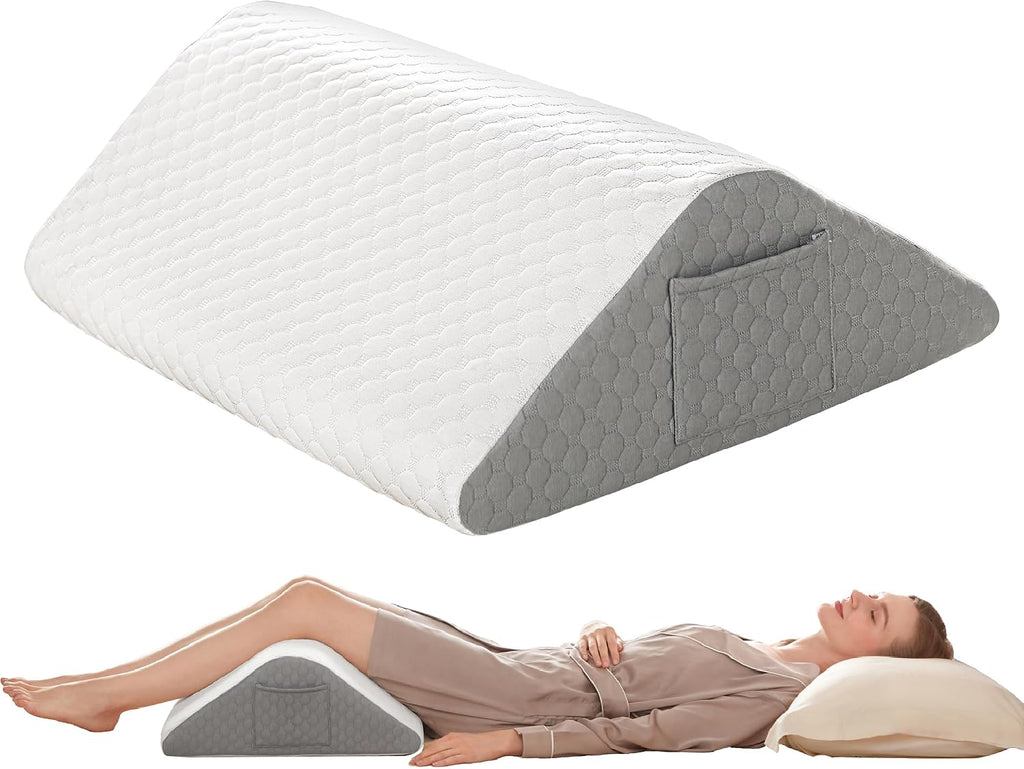 Simpledad Leg Elevation Pillows for After Surgery Knee Wedge Pillow for Back Sleeping, Leg Wedges for Elevation Swelling Blood Circulation…