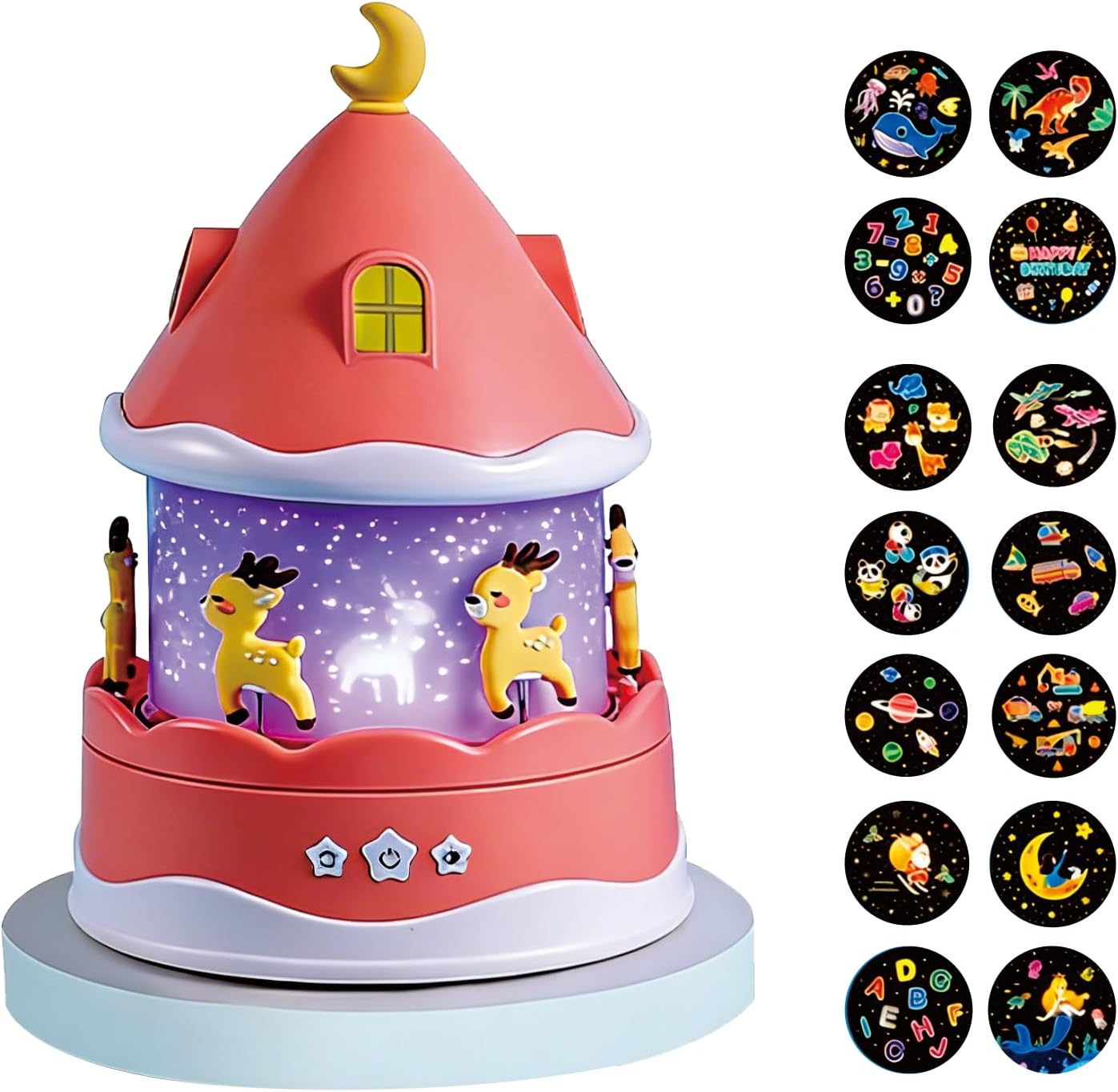 Plug-in Star Projector Night Light | 360° Rotating LED Color-Changing Star Light, Sleep Night Lamp for Bedroom & Living Room, Ideal…