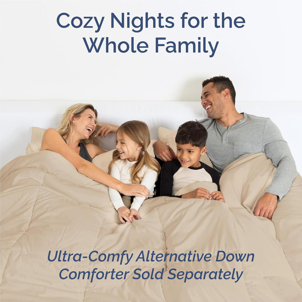 Split King 7 Piece Sheet Set - Comfy Breathable & Cooling - Hotel Luxury Bedding for Women, Men, Kids, Teens & Children - 1 Flat & 2…