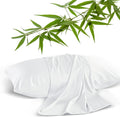ShunjieHome 4 Pack Bamboo Viscose Pillow Protectors Toddler Size, 400 Thread Count Cooling Zippered Pillowcases for Hot Sleepers & Night Sw…