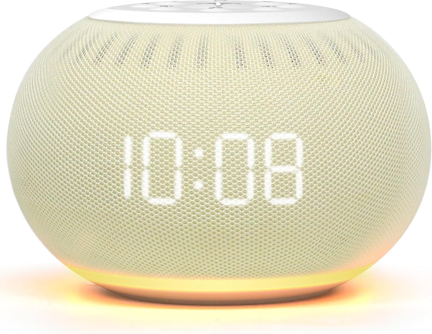 Reacher Auto-Dimmable Alarm Clock White Noise Machine with Night Light, 20 Soothing Sounds, Sleep Timer, Fabric LED Display, Precise…