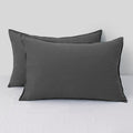 Chuffed Linen Pillow Cases 2 Pack 100% Linen Queen Pillowcases, Breathable and Cooling Washed Pillow Shams with Zipper Closure, 20x30 Inche…