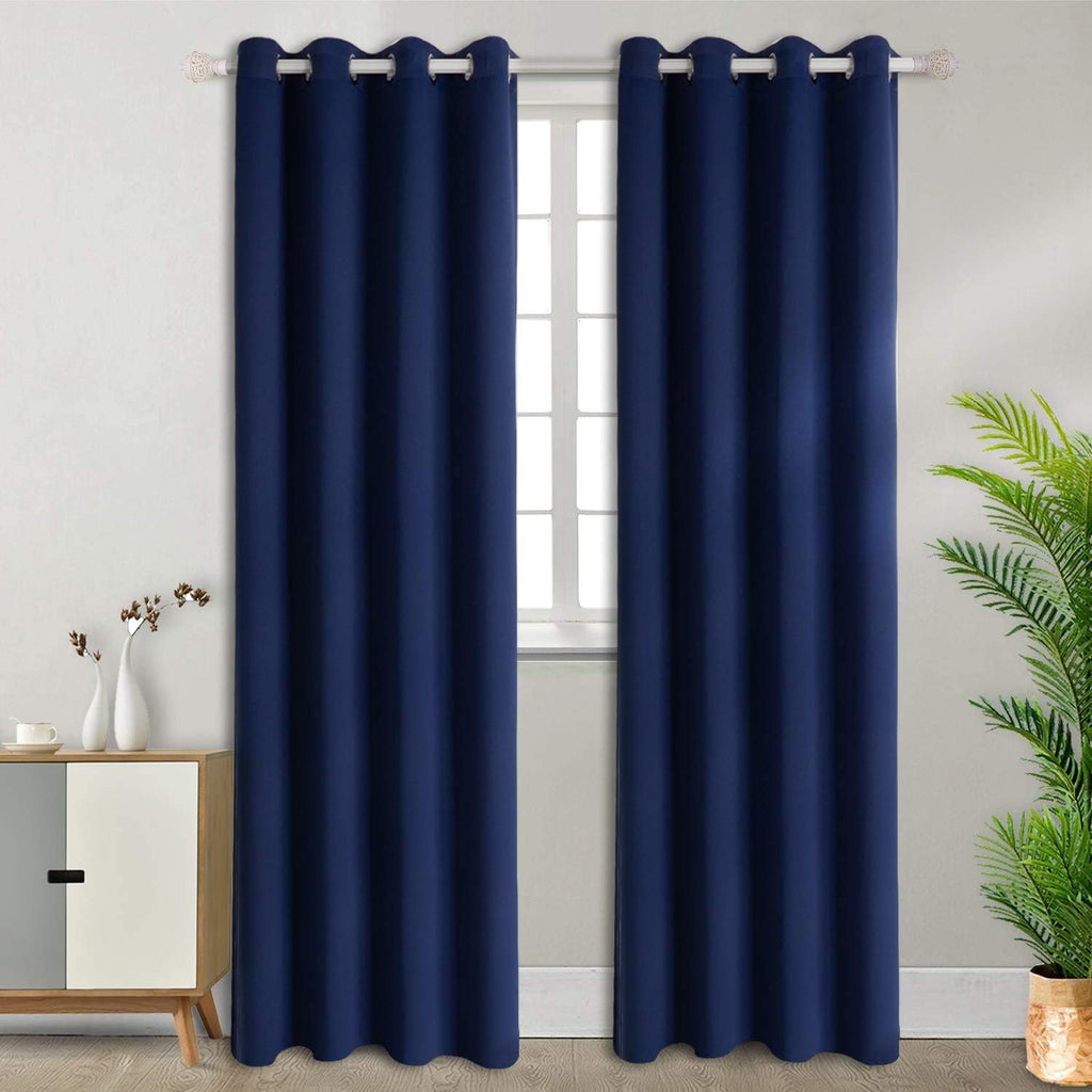 BGment Blackout Curtains for Bedroom - Grommet Thermal Insulated Room Darkening Curtains for Living Room, Set of 2 Panels, Each 55 x 96 Inc…