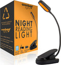 Amber Light + Giftable Amber Book Light - Blue Light Blocking - Night Reading Booklight Store. Rechargeable. 1600K for Reading in Bed at…