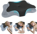 CHxxy Cervical Pillow for Neck, Memory Foam Pillows, Ergonomic Contour Bed Pillow, Soft for Side Sleep Stomach Sleeping and Back Sleepers-…