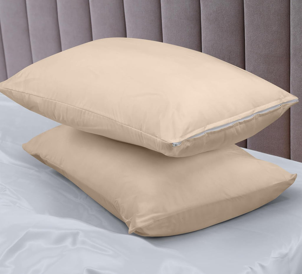 Utopiabedding Utopia Bedding 100% Waterproof Pillow Protectors with Zipper Queen Size (Set of 2), Bed Bug and Dust Mite Proof Zippered Pill…