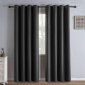 Igemaeve Blackout Curtains 84 Inch Length 2 Panels Set, Black Out Curtains for Bedroom 84 Inch Long, Grommet Energy Saving Room Darkening D…