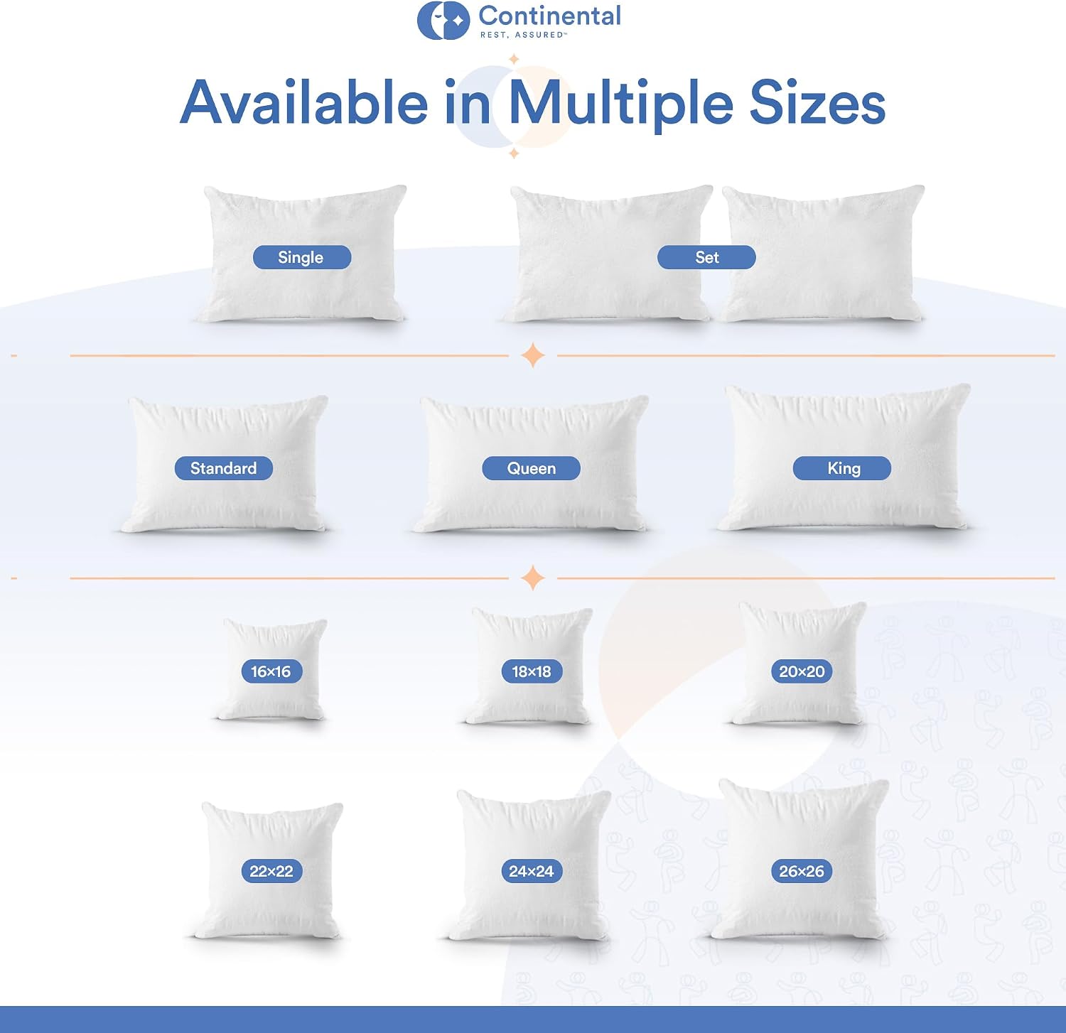 ContinentalBedding Continental Bedding Viscose Derived from Bamboo Pillow Protector Zippered Waterproof Feather Proof and Down Proof Silky…