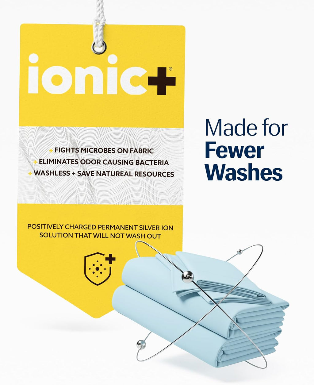Rest ® Evercool®+ Cooling Sheet Set, Twin XL, Light Blue, Breathable Bed Sheets for Hot Sleepers and Night Sweats, with Pillowcases, with I…