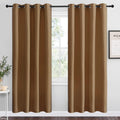 Nicetown Sleek Blackout Curtains 78 inches Length for Windows, Noise Reducing and Block Draft Panels for Door Doorway Laundry Office Luxury…