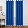 Joydeco Blackout Curtains 84 inches Long 2 Panels Set, Thermal Insulated Long Curtains & Drapes 2 Burg, Room Darkening Grommet Drapes for B…