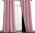 Nicetown 100% Blackout Blinds, Set of 2, 52 inches x 102 inches, Laundry Room Decor Window Treatment Curtains for Large Patio Sliding Door,…