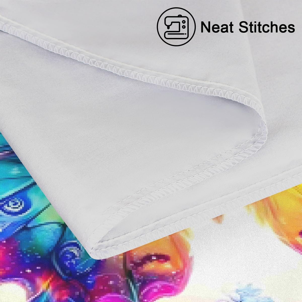 Colorful Butterfly Flowers Satin Pillowcase for Hair and Skin Soft Silk Pillow Cases with Envelope Closure Cooling Pillow Case Slip 15.99…