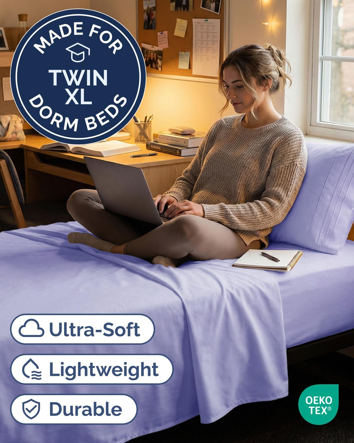 Twin XL Size 3 Piece Sheet Set - Comfy Breathable & Cooling Sheets - Hotel Luxury Bed Sheets for Women & Men - Deep Pockets, Easy-Fit…