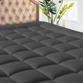 Matbeby Queen Size Mattress Pad - Cooling Breathable Mattress Topper, Quilted Fitted Mattress Protector, Pillow Top Mattress Cover with 8-2…