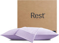Rest ® Evercool®+ Cooling Pillowcases Standard - 2 Pillowcase for Sensitive Skin, Silver Infused Fabric for Hygienic Sleep, Silky Smooth fo…