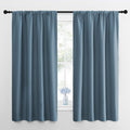 NICETOWN 2 Panels Blackout Curtains, Rod Pocket Thermal Insulated Curtains for Bedroom, Room Darkning Shading Blinds Modern Home…