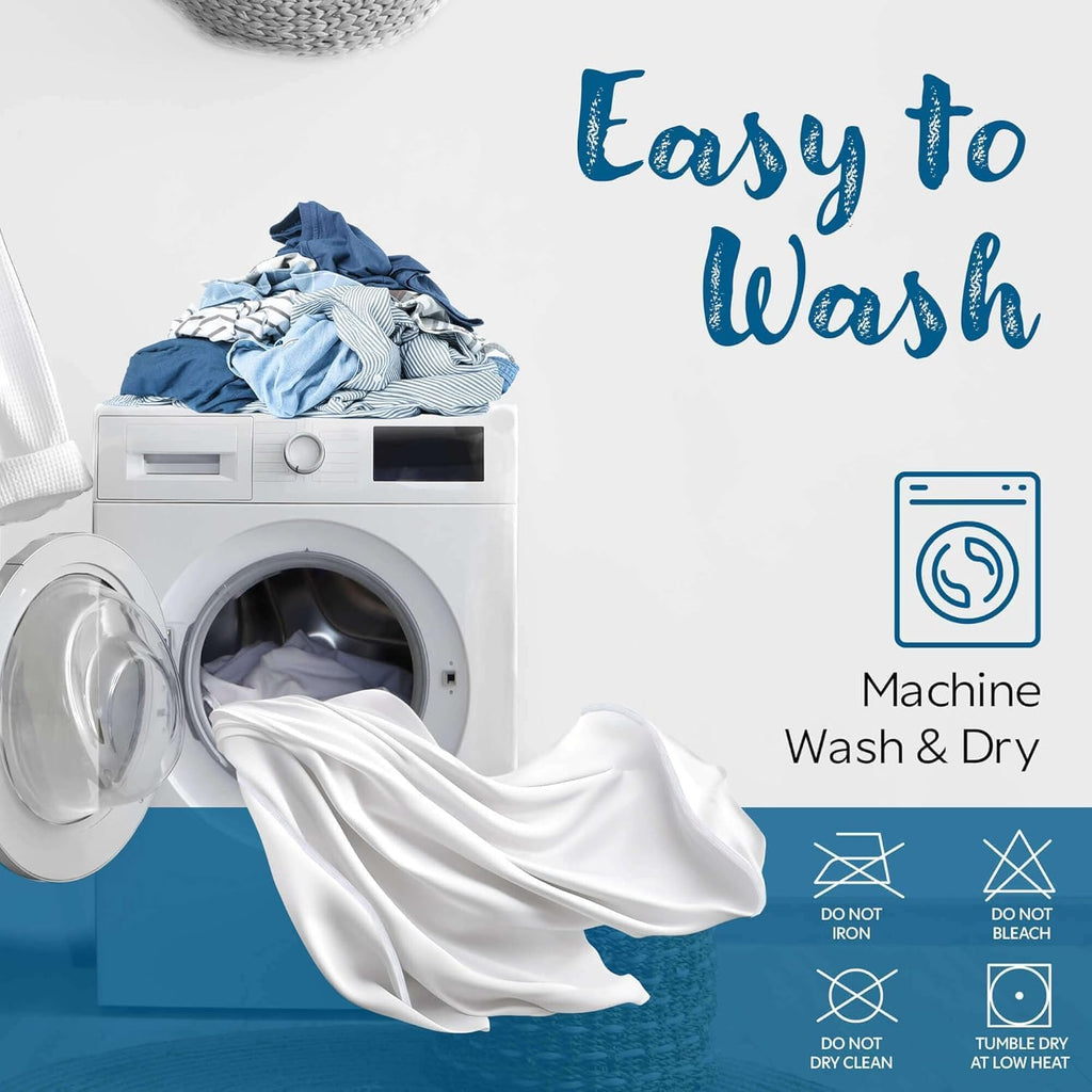 Guardmax Terry Cotton Waterproof 16x16 Size - Zippered Bed Bug Pillow Protector 4 Pack - Hypoallergenic Pillow Case Cover Protects from…