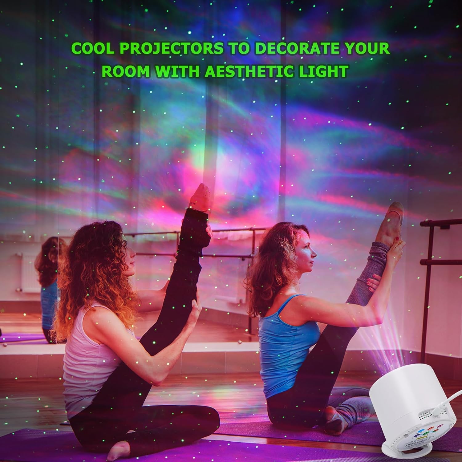 Herhoter Galaxy Projector, Star Projector with Timer and Remote Control for Adults Bedroom Decoration, Party, Star Night Light Plastic red