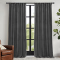 Rybhome RYB HOME Velvet Blackout Curtains for Bedroom - Super Soft Room Darkening Curtains Thermal Insulated Drapes Heat Block Window Panel…