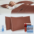 Cieltown Cooling Pillow Cases for Hot-Sleepers: Q-Max ≥0.4 Nylon Spandex Cool-to-Touch for Night Sweats - Waffle Weave for Dry & Com…