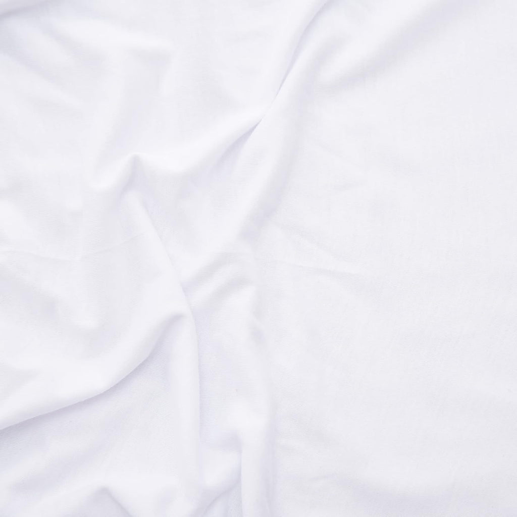 Goldtextiles Twin Flat Sheet Pack of 12 Bulk (66 x 108 Inches) White Polycotton T-200 Percale Weave - Top Bed Sheet for Home Bedding, Hospi…