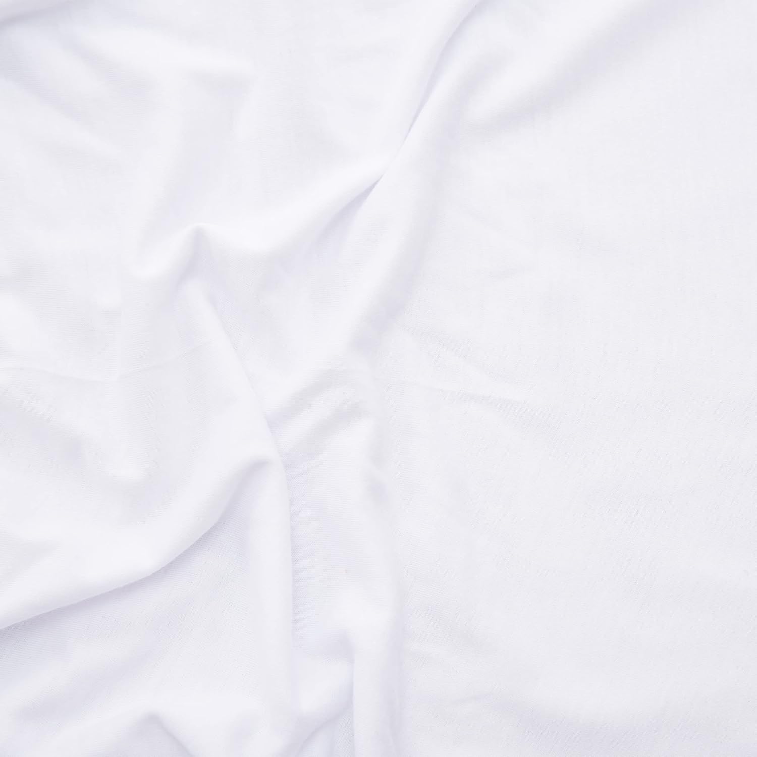 Goldtextiles Twin Flat Sheet Pack of 12 Bulk (66 x 108 Inches) White Polycotton T-200 Percale Weave - Top Bed Sheet for Home Bedding, Hospi…