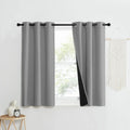 Nicetown Full Shade Curtain Panels, Pair of Energy Smart & Noise Blocking Out Blackout Drapes for Dining Room Window, Thermal Insulated Gue…