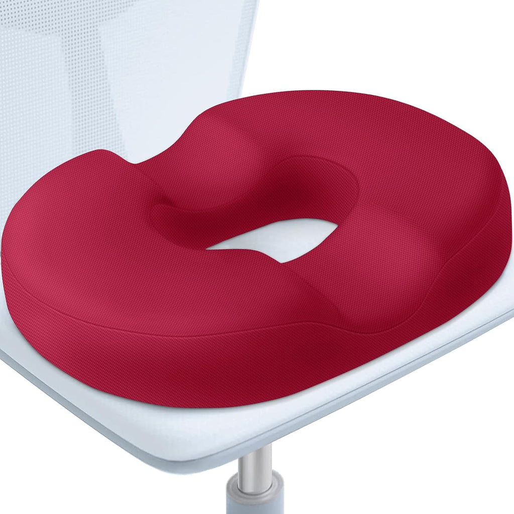 BlissTrends Donut Pillow Seat Cushion, Donut Chair Cushions for Postpartum Pregnancy & Hemorrhoids, Tailbone Cushion, Memory Foam Lifting Cush…
