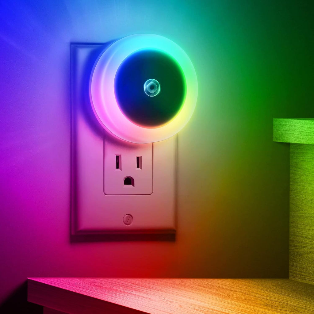 Briignite Night Light for Kids, Dynamic RGB Night Lights Color Changing, Nightlight with Light Sensors, Kids NightLights for Bedroom…