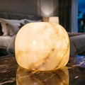 Marmor Marble Lamp Night Light Touch Bedside Table Lamp for Bedroom, Type-C Rechargeable Small Desk Bedside Small Lamps, Eye Caring Dimmable…