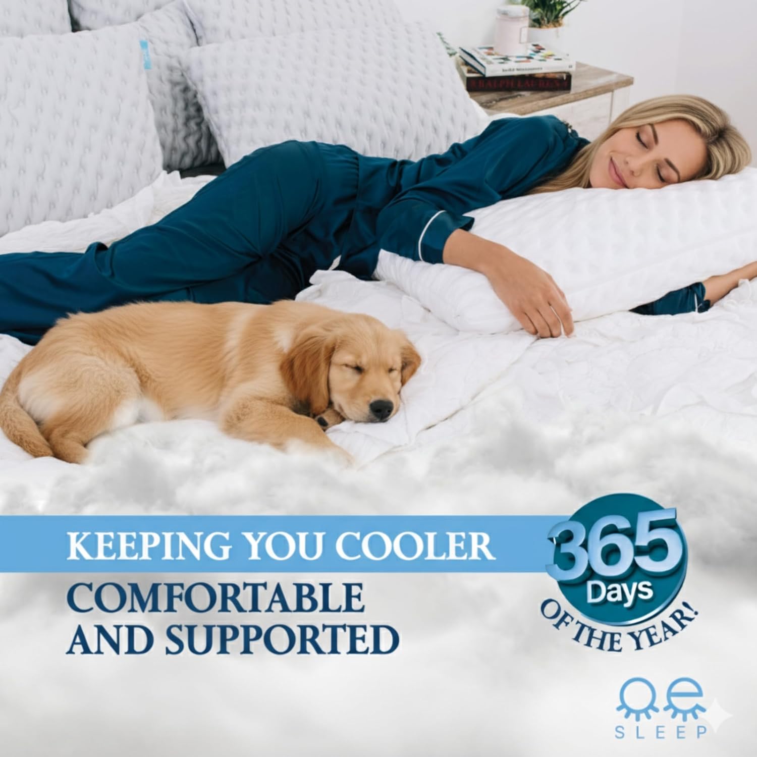 Zoey Sleep Bed Pillow for Side and Back Sleepers – Curved Cooling Pillow for Neck and Shoulder – Adjustable Memory Foam Pillow with…