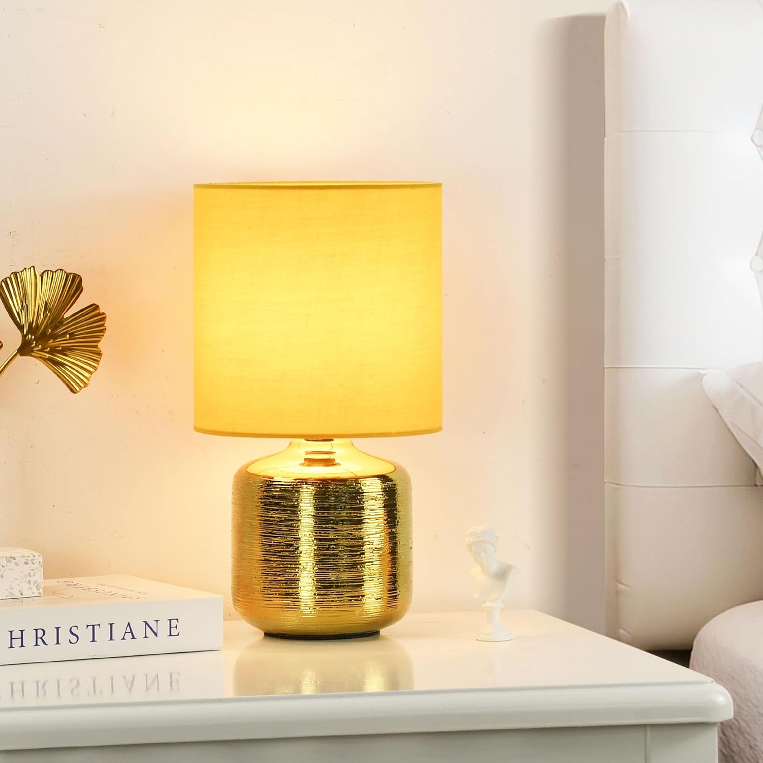 Beno Small Table Lamp for Living Room as Bedside Table Lamp for Bedroom, Modern Ceramic Table Lamp, Kids Table Lamp, Night Table…