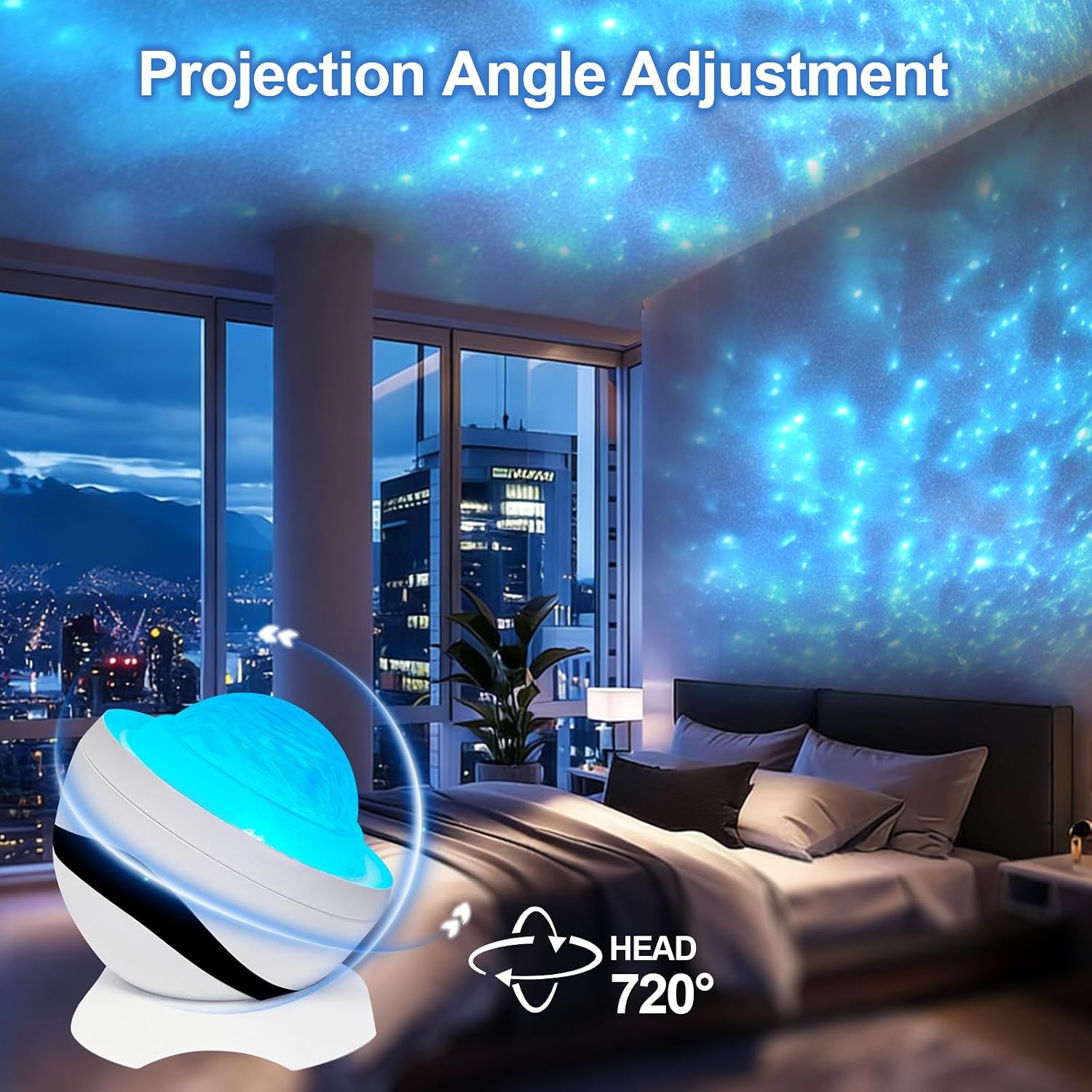 3 in 1 Light Projector for Room Decor Aesthetic, Northern Lights Projector, Ocean Lamp & Galaxy Projector for Bedroom Decor, Valentine's…