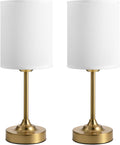 Touch Control Cordlss Table Lamp, USB-C Rechargeable Lamp with Stepless Dimming, 4000mAh Battery Operated Vintage Bedside Lamp for…