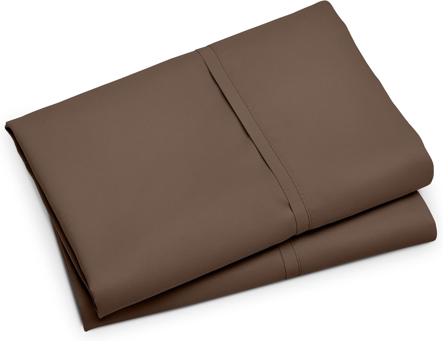 BareHome Bare Home Microfiber Pillow Cases - Standard/Queen Size Set of 2 - Cooling Pillowcases - Double Brushed - Cocoa Pillowcases 2 Pack…