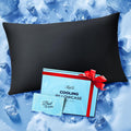 Rifens Ice Cooling Pillowcase for Hot Sleepers, Instantly Cool, Stays Cold All Night, Softer Than Silk Pillow Cases, Pillow Covers with Inv…