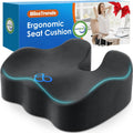 BlissTrends Seat Cushion,5.2in Thick Memory Foam Cushions for Office Chair, Car Seat, Airplane, Relieving Pressure Tailbone Sciatica Back P…