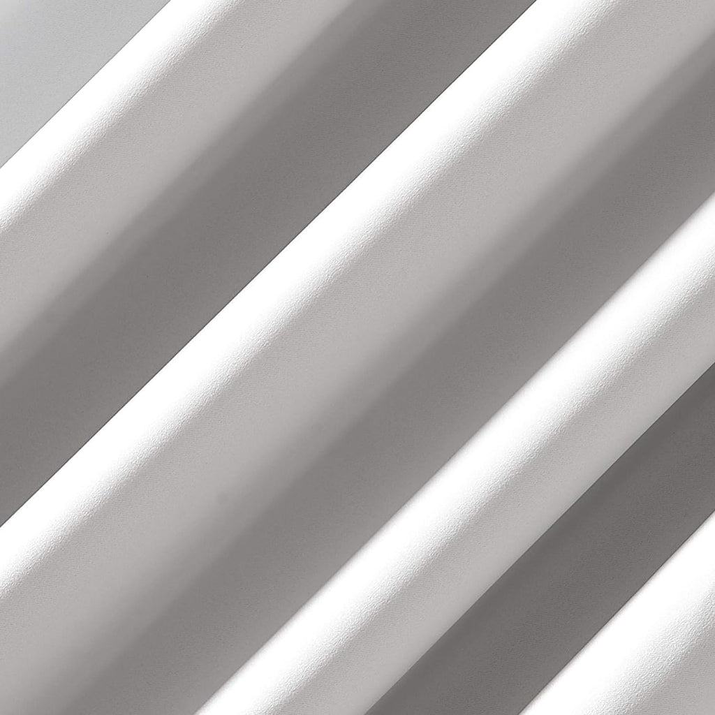 Sun Zero Oslo Theater Grade Extreme Total Blackout Rod Pocket Curtain Panel, 52" x 95", Pearl