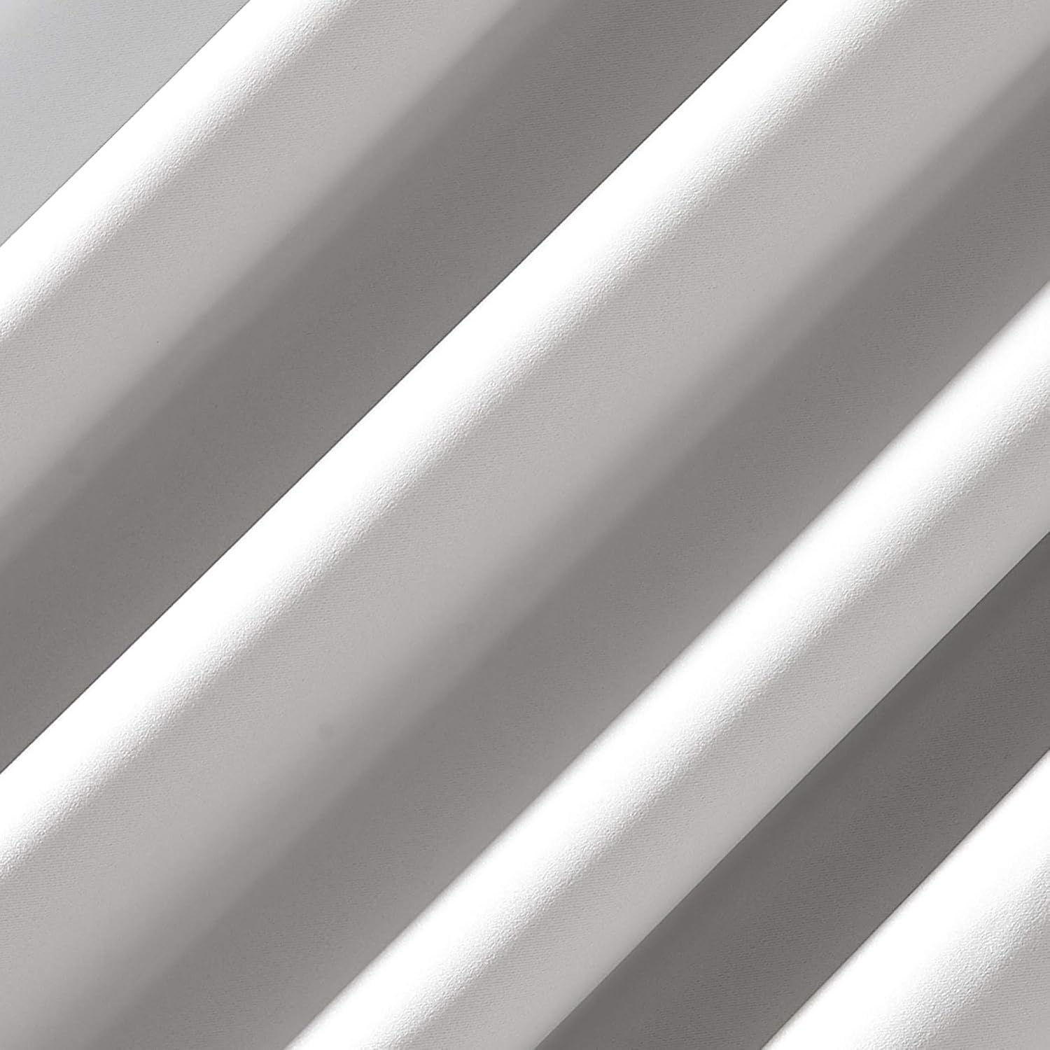 Sun Zero Oslo Theater Grade Extreme Total Blackout Rod Pocket Curtain Panel, 52" x 63", Pearl