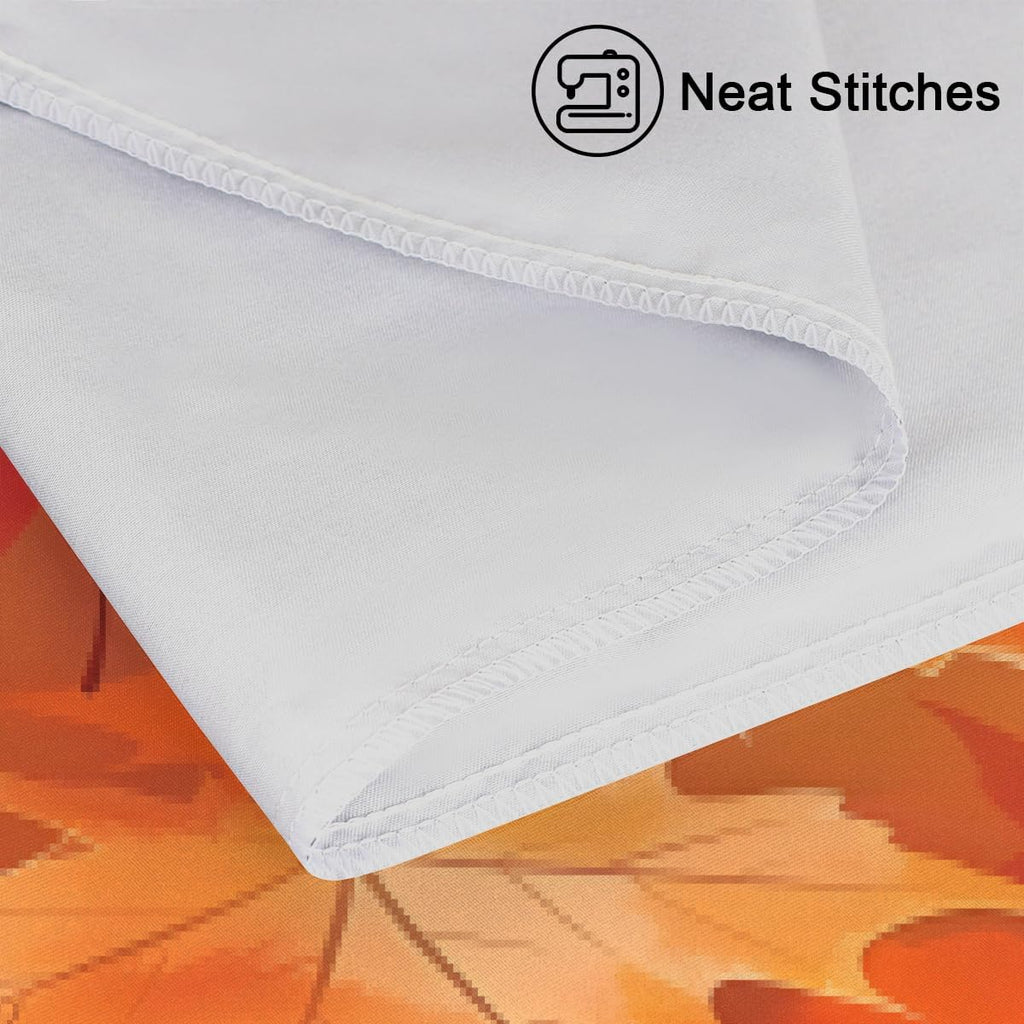 Autumn Maple Fall Satin Silk Pillowcase for Hair and Skin Pillow Cases King Size Soft Silk Pillow Case with Envelope Closure Print Satin…