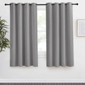NICETOWN Blackout Curtain & Drape 68 inch Length, 55 inch Wide, Sold by 1 Panel, Silver Grey Color, Noise Reducing Drapery for Living…