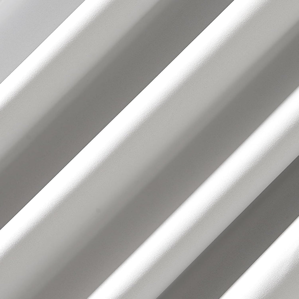 Sun Zero Nordic Theater Grade Extreme 100% Blackout Grommet Curtain Single Panel, 52" x 84", Pearl