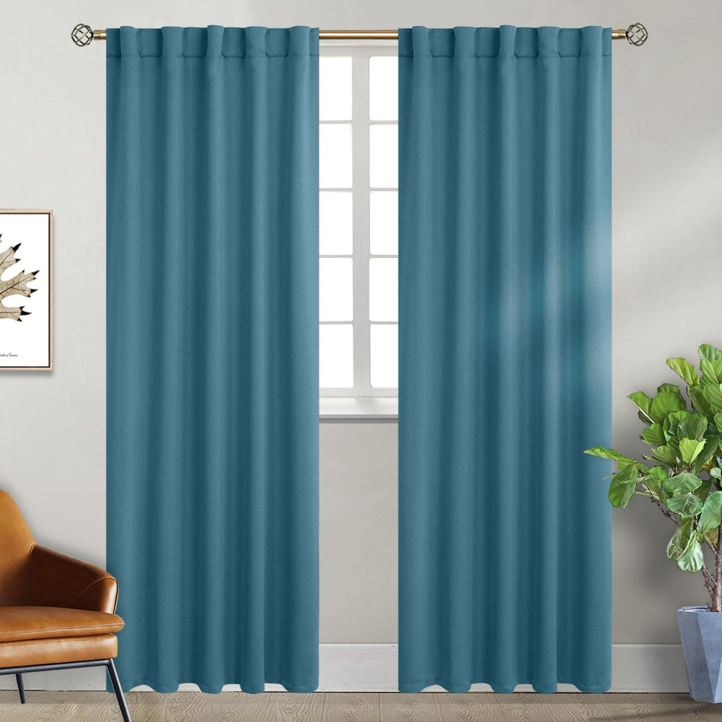 BGment Window Curtains for Bedroom - 84 Inch Rod Pocket and Back Tab Thermal Insulated Room Darkening Curtains for Living Room, 2 Curtain P…
