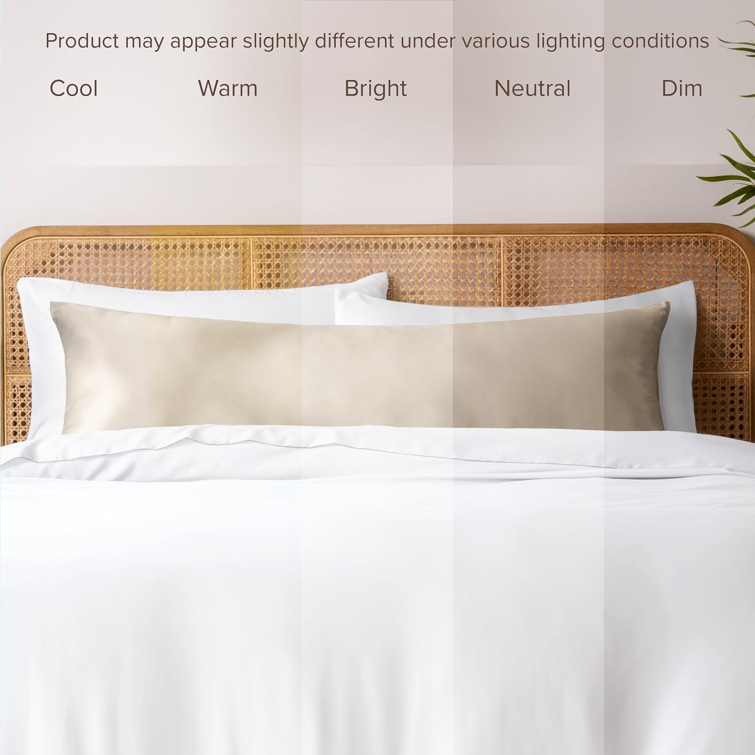 BareHome Bare Home 100% Rayon Made from Bamboo Luxury Body Size Cooling Pillowcase - Breathable - Easy Fit - Soft Bedding & Pillowcases (Bo…
