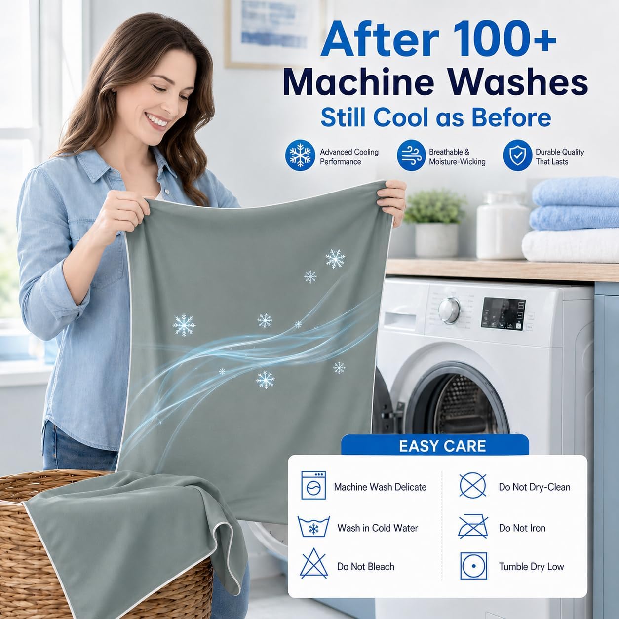 Cieltown Cooling Pillow Cases for Hot-Sleepers: Q-Max ≥0.4 Nylon Spandex Cool-to-Touch for Night Sweats - Waffle Weave for Dry & Com…